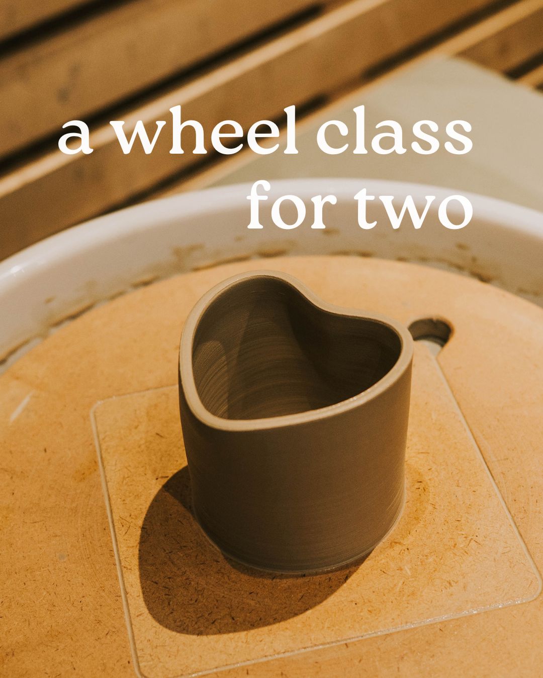 Pottery wheel private course for two
