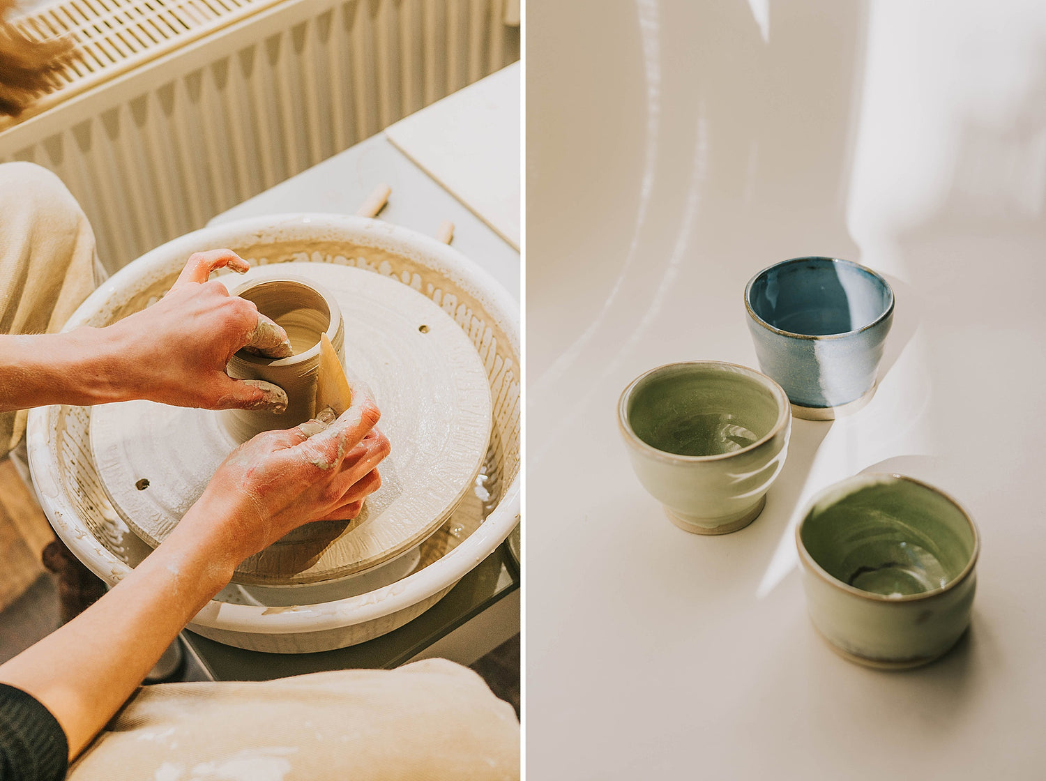 Pottery wheel private class for 3-6 people